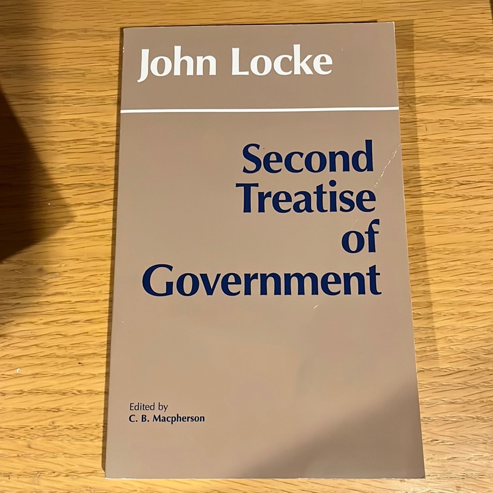 Second Treatise of Government John Locke